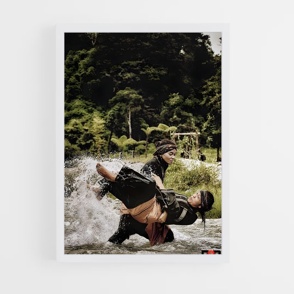 Poster Chute Épique – affiche Pencak Silat (vue 3)